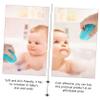 Angoily 2pcs Silicone Bath Brush Dual-Sided Exfoliating Shower Scrubber for Boys and Girls and Adults Skin-Friendly Easy to Clean view 2