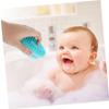Angoily 2pcs Silicone Bath Brush Dual-Sided Exfoliating Shower Scrubber for Boys and Girls and Adults Skin-Friendly Easy to Clean view 4