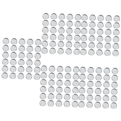 Angoily 150pcs Diy Eye Shadow Palette Makeup Empty Metal Pans for Blush Concealer Highlighter Palette Accessory
