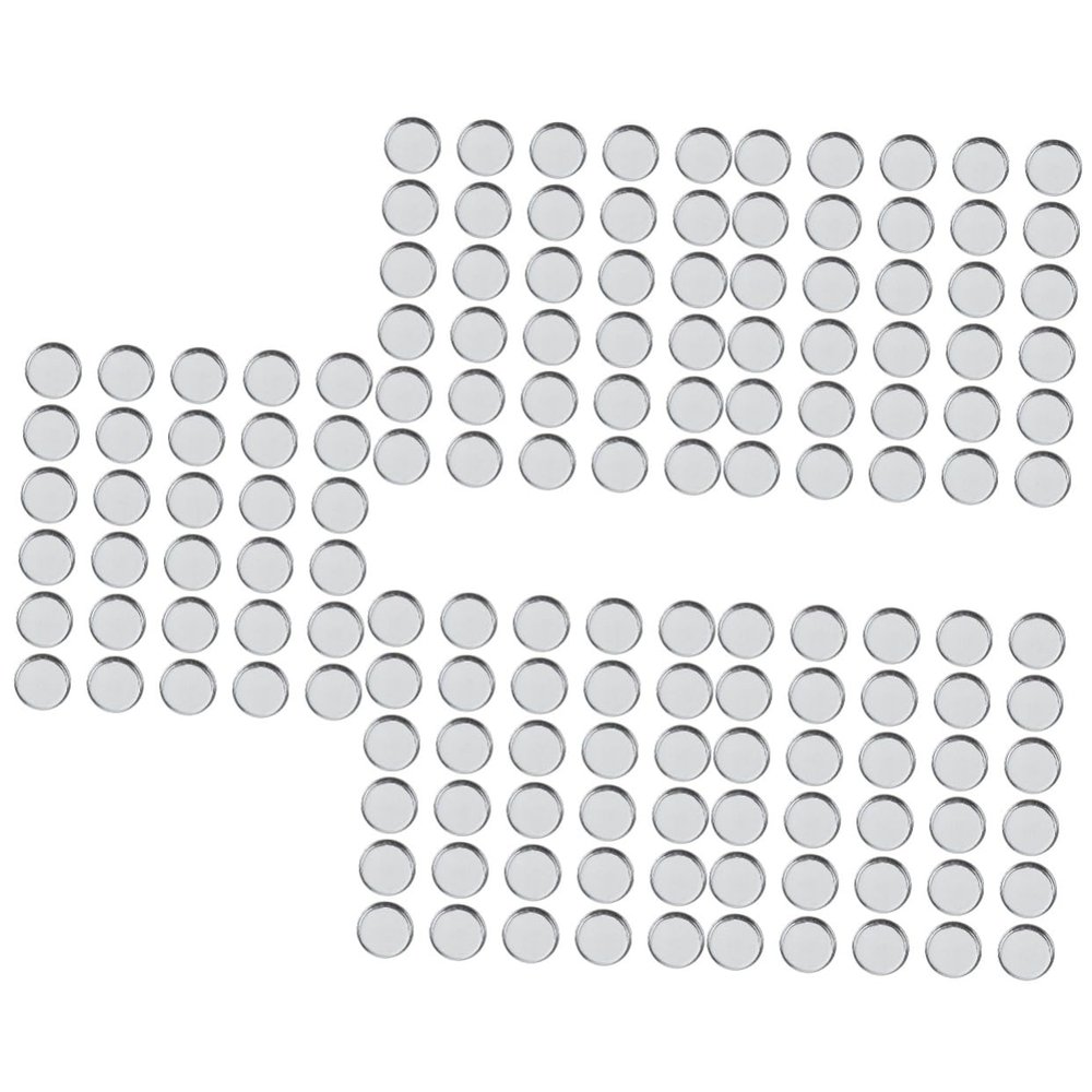 Angoily 150pcs Diy Eye Shadow Palette Makeup Empty Metal Pans for Blush Concealer Highlighter Palette Accessory
