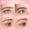 Eyebrow Soap Brows Kit,2Pcs/Set Eyebrow Freeze Styling Wax,Waterproof Long-lasting Eyebrows Enhancer Shaping Clear Tint Gel, Eye Brow Makeup Balm Pomade Cosmetics (2pc 04#) view 2