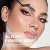 Eyebrow Soap Brows Kit,2Pcs/Set Eyebrow Freeze Styling Wax,Waterproof Long-lasting Eyebrows Enhancer Shaping Clear Tint Gel, Eye Brow Makeup Balm Pomade Cosmetics (2pc 04#) view 3