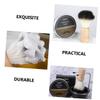 Angoily 3sets Men Shaving Kit Safety Razor Kit Brush Bowl Stand Beard Brush for Home Wet Shave view 2