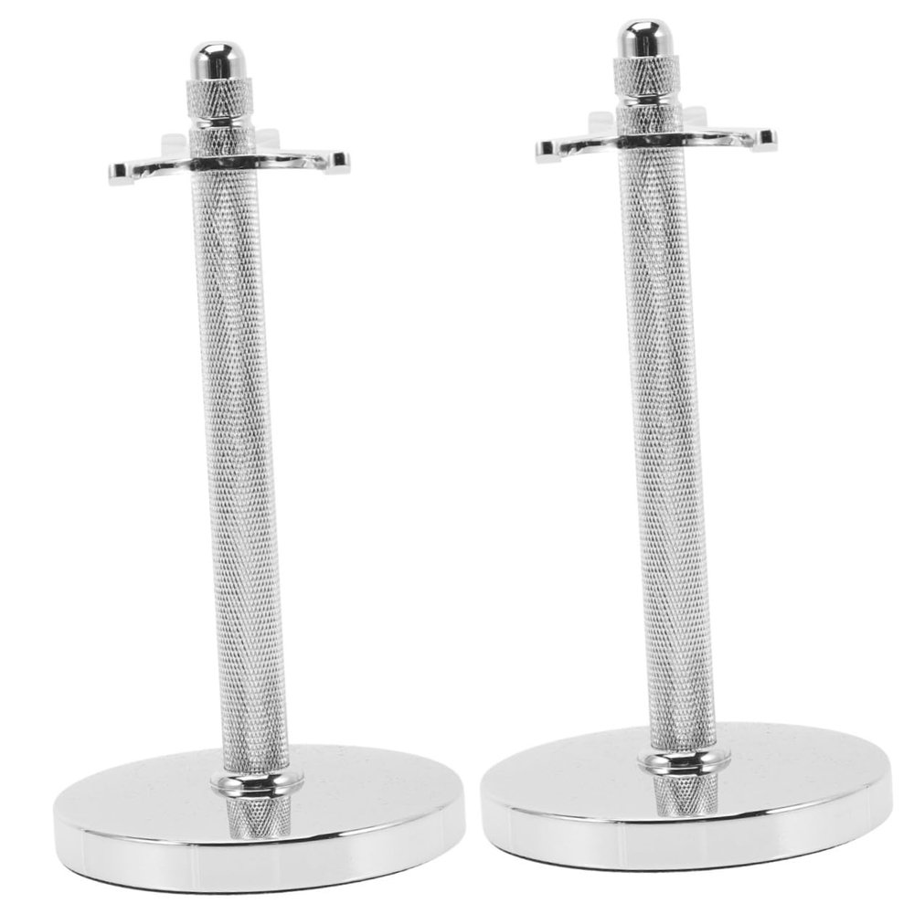 Angoily 2pcs Razor Holder Barber Razor Stand Brush and Organizer Mens Shaving Holder Base Travel