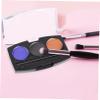 Angoily 10pcs Diy Eyeshadow Pallet Makeup Tray Empty Compact for Makeup Black Eyeshadow Box Sections view 4
