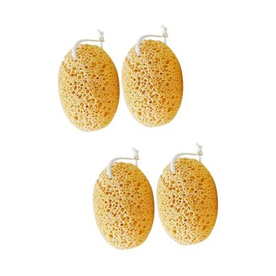Angoily 4pcs Exfoliating Shower Brush for Body Super Soft Bath Sponge Loofah Sponge Body Scrubbers Home Bath Scrubber Shower
