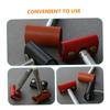 Angoily 6pcs Men Head Shaver Razor Comb Protective Case Leather Travel Razor Head Bag Supplies view 3