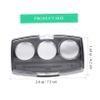 Angoily 20pcs Empty Eyeshadow Tray Box Aluminum Pans for for Eyeshadow Lipstick and Concealers Cosmetic Organizer view 3