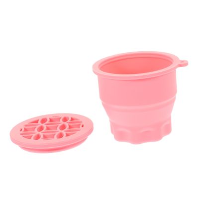 BUGUUYO Silicone Makeup Brush Cleaner Bowl Compact Durable Cleaning Tool for Easy Makeup Brush Maintenance