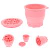 BUGUUYO Silicone Makeup Brush Cleaner Bowl Compact Durable Cleaning Tool for Easy Makeup Brush Maintenance view 2