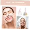 Angoily Gentle Skin Cleanser Reusable Facial Sponges Hydrating Soap Foamer for Face Wash Random Color view 2