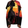 African Women Painting Art Professional Barber Cape,Polyester Hair Cutting Salon Cape,Water And Stain Resistant Apron,Cutting Hair Beard Hairdressing Cape Anti-Static Haircut,56.766.9 Inch (1 Pack) view 1