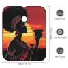 African Women Painting Art Professional Barber Cape,Polyester Hair Cutting Salon Cape,Water And Stain Resistant Apron,Cutting Hair Beard Hairdressing Cape Anti-Static Haircut,56.766.9 Inch (1 Pack) view 2
