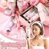 Dansib 48 Sets Winter Baby Shower Hand Cream Gift Party Favors for Guests Gift Bulk Mini Travel Size Hand Lotion Set for Guests(Girl) view 3