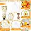 Dansib 48 Sets Christmas Winter Baby Shower Hand Cream Gift Party Favors for Guests Gift Bulk Mini Travel Size Hand Lotion Set for Guests(Little Cutie) view 2