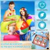 Dansib 24 Pcs Mini Sunscreen Bulk for Summer Wedding Party Spf 30 Water Resistant Sunscreen Lotion Bulk 1oz Travel Size for Thank You Gifts Wedding Party Supplies(White Cream,Beach) view 4