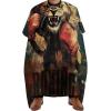 Boxing Lion Professional Barber Cape,Polyester Hair Cutting Salon Cape,Water And Stain Resistant Apron,Cutting Hair Beard Hairdressing Cape Anti-Static Haircut,56.766.9 Inch (1 Pack) view 1