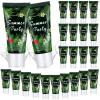 Dansib 24 Pcs Mini Sunscreen Bulk for Summer Wedding Party Spf 30 Water Resistant Sunscreen Lotion Bulk 1oz Travel Size for Thank You Gifts Wedding Party Supplies(White Cream,Tropical) view 1