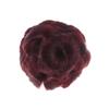 balacoo 2pcs Synthetic Hair Updo Clip Flower Hair Clips Bun Fixator Women Ladies Wine view 3