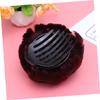 balacoo 2pcs Synthetic Hair Updo Clip Flower Hair Clips Bun Fixator Women Ladies Wine view 4