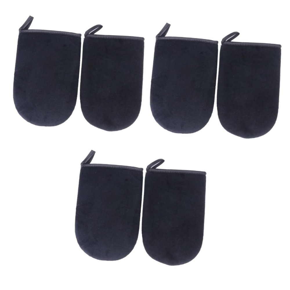 balacoo 6pcs Self Tanning Mitt Soft and Comfortable Gloves for Even Application of Sunless Tanning Cream for Men and Women
