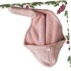 DOITOOL 3pcs Simple Absorbent Hair Drying Towel Cap Thick Coral Quick Drying Towel for Women Lightweight and Portable Dry Hair Wrap for Home and Travel Red view 3