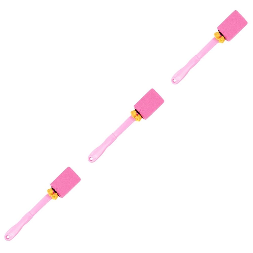 Angoily 3pcs Handle Exfoliating Bath Brush Body Massage Brush for Shower for Deep Cleansing and Skin Revitalization Random Color