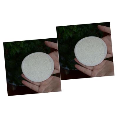 Angoily 2pcs Face Loofah Scrub Pad Exfoliating Brush Face Cleanser Makeup Remover Pads Gentle Skin Suitable for Dry Oily