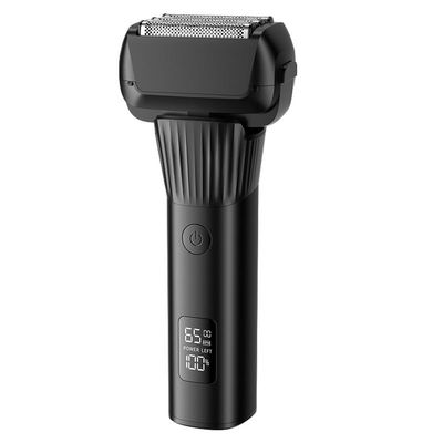 HotcoS Electric Shaver with Five Blades, Compound Beard Razor, Rechargeable Wet & Dry Men's Electric Shaver with Precision Trimmer (Black)