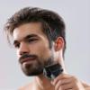 HotcoS Electric Shaver with Five Blades, Compound Beard Razor, Rechargeable Wet & Dry Men's Electric Shaver with Precision Trimmer (Black) view 2
