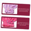 Ipetboom 2pcs Adorable Bow Hair Drying Caps Quick Drying Soft Absorbent Microfiber Towels for Women for Makeup Bath Yoga Travel Purple Watermelon Red view 4