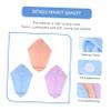 Angoily 3pcs Coral Fleece Drying Hair Towel Set for Women Quick Absorbent Shower Cap Towels Purple and Sky Blue for Hair Care and Spa Use view 4
