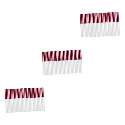 Angoily 30pcs Refillable Plastic Lip Gloss Tube High-grade Transparent Lip Tube Red Lid for Travel and Storage Lightweight Leak Packaging for Lipsticks and Glaze