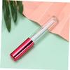 Angoily 30pcs Refillable Plastic Lip Gloss Tube High-grade Transparent Lip Tube Red Lid for Travel and Storage Lightweight Leak Packaging for Lipsticks and Glaze view 2