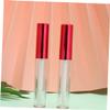 Angoily 30pcs Refillable Plastic Lip Gloss Tube High-grade Transparent Lip Tube Red Lid for Travel and Storage Lightweight Leak Packaging for Lipsticks and Glaze view 3