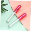 Angoily 30pcs Refillable Plastic Lip Gloss Tube High-grade Transparent Lip Tube Red Lid for Travel and Storage Lightweight Leak Packaging for Lipsticks and Glaze view 4