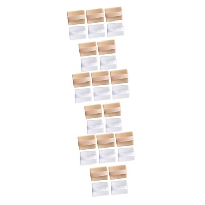 Angoily 30pcs Makeup Powder Puff Dual-sided Velour Pads for Loose Body Synthetic Sponge for Foundation Blush Washable Face Applicator for Daily Use