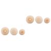 Angoily 6pcs Sponge Donut Bun Maker for Hair Styling Beige Hairdressing Accessories for Neat Ballerina Buns for Boys and Girls Adults No Harm to Hair Quick Elegant Updos view 1