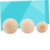 Angoily 6pcs Sponge Donut Bun Maker for Hair Styling Beige Hairdressing Accessories for Neat Ballerina Buns for Boys and Girls Adults No Harm to Hair Quick Elegant Updos view 4