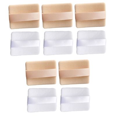 Angoily 20pcs Dual-sided Makeup Puff for Loose Powder Body Synthetic Sponge Applicators with Strap for Even Application Washable Reusable for Foundation Face Makeup