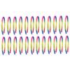 Angoily 24pcs Girls Hair Headbands Boys and Girls Hair Clasps Rainbow Hoop Soft and Comfortable Bands for Boy view 1