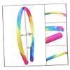 Angoily 24pcs Girls Hair Headbands Boys and Girls Hair Clasps Rainbow Hoop Soft and Comfortable Bands for Boy view 4