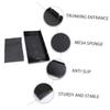 Housoutil Convenient Hair Clipper Storage Rack Non- Mat for Barbershop Multi-Purpose Hair Cutter Holder for Salon Tools and Space-Saving Design Black view 3