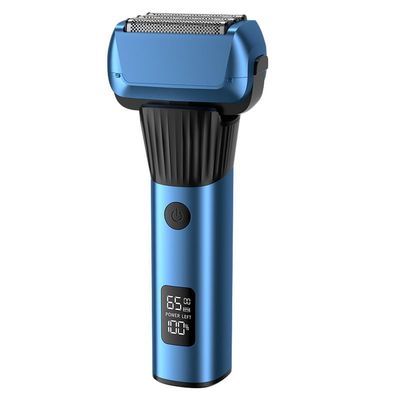 Electric Shaver with Five Blades, Compound Beard Razor, Rechargeable Wet & Dry Men's Electric Shaver with Precision Trimmer (Vast Blue)