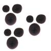 Angoily 9pcs Coffee Hair Donut Bun Maker Hair Styling Tools for Neat Ballerina Updos No Damage for Boys and Girls Adults for Dance and view 1