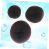 Angoily 9pcs Coffee Hair Donut Bun Maker Hair Styling Tools for Neat Ballerina Updos No Damage for Boys and Girls Adults for Dance and view 4