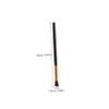 Angoily 4pcs Eye Makeup Brush Set Small Eyeshadow Blending Tools for Effortless Application Portable Design Black Gold for Travel and Everyday Use view 2