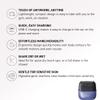 Panasonic Swipe Right Travel Shaver for Women, Portable Electric Razor with USB-C Charging, 3-Blade Cutting System for Dry or Wet Use - ES-CM3A-V view 2