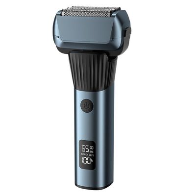 HOTCOS Electric Shaver with Five Blades, Compound Beard Razor, Rechargeable Wet & Dry Men's Electric Shaver with Precision Trimmer (Azure Blue)