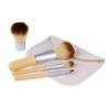 Angoily 3sets Cosmetics Brush Set Bamboo Handle Nylon Bristles Foundation Blush Eyeshadow Brush Kit Ideal for 4pcs*3 view 3